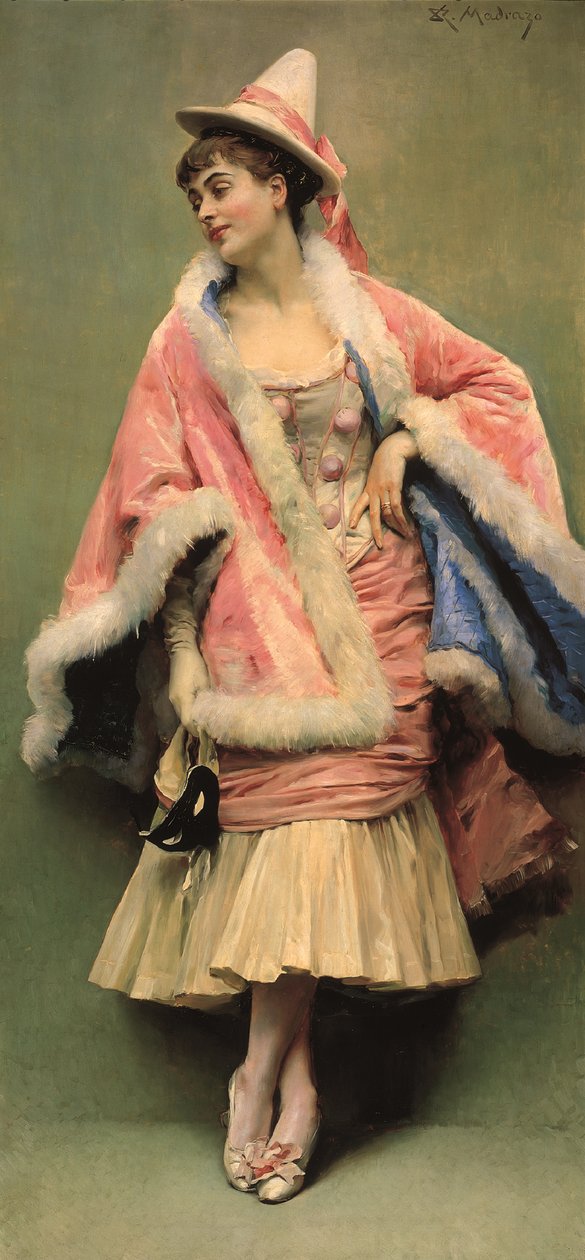 Pierrette (óleo sobre lienzo) de Raimundo de Madrazo y Garreta