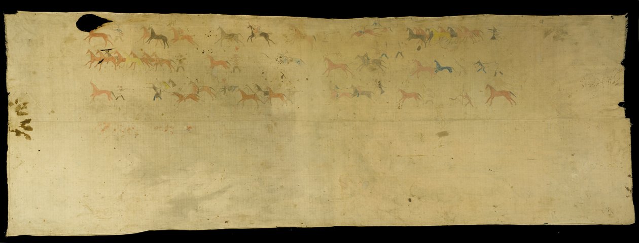 Hoja de guerra, 1850-89 de Rain in the Face Rain in the Face