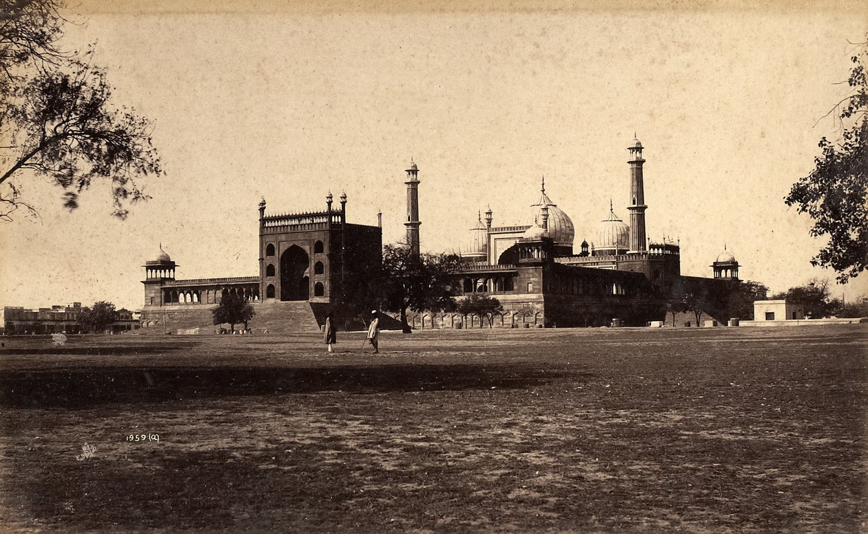 Mezquita Jama Masjid, Delhi, 1886 de Raja Deen Dayal