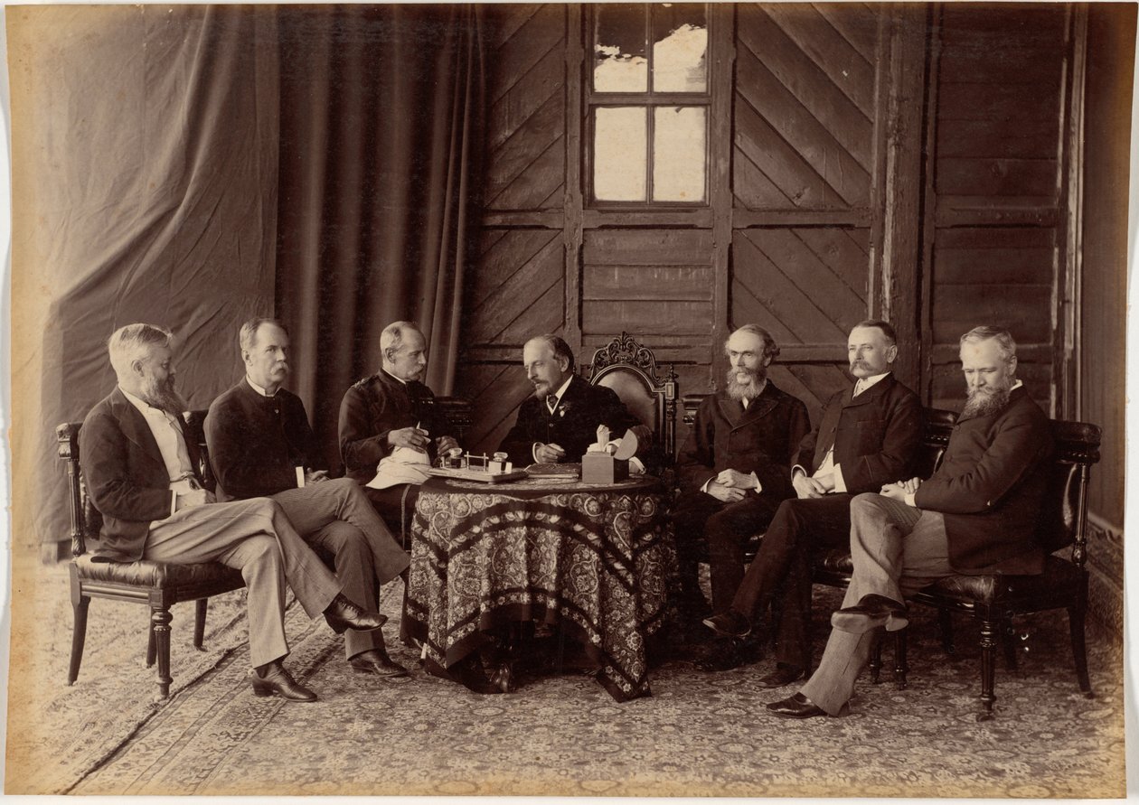 Lord Dufferin y el Consejo Supremo de Gobierno de la India de Raja Deen Dayal