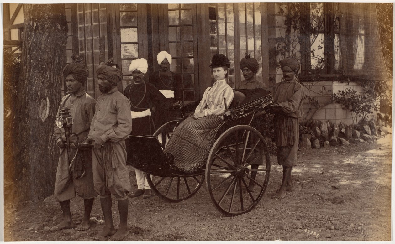 Señorita Lyall, Shimla de Raja Deen Dayal