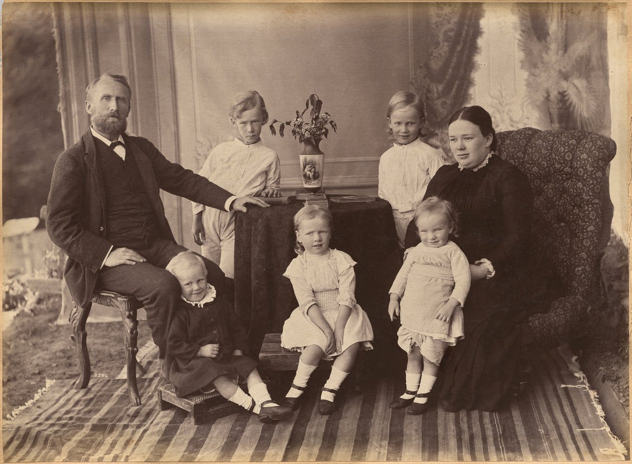 El señor Robert Holtz y su familia (verso) de Raja Deen Dayal