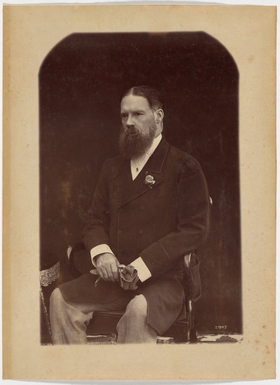 Retrato de un caballero de Raja Deen Dayal