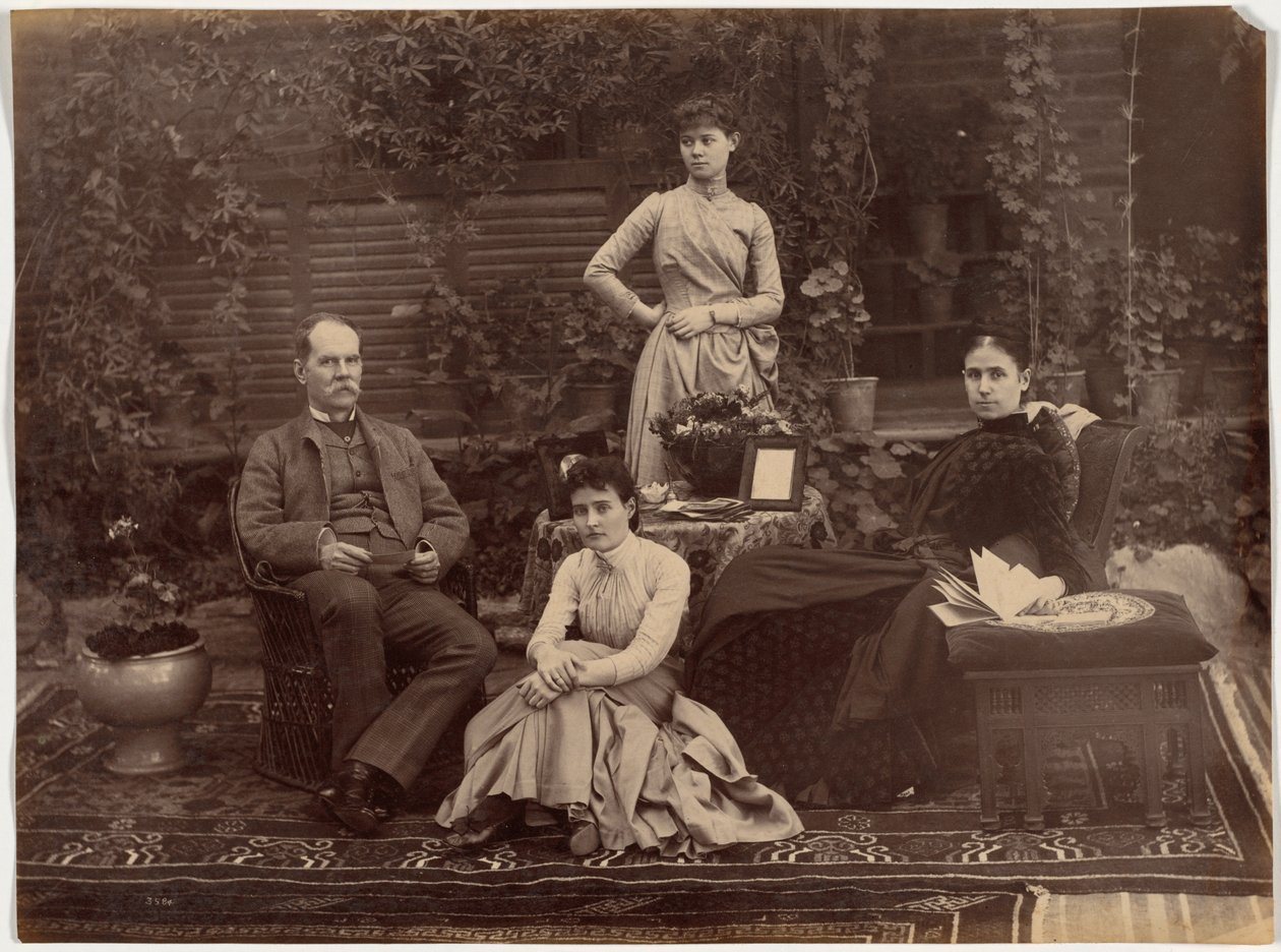 Sir Auckland Colvin y familia, Shimla de Raja Deen Dayal
