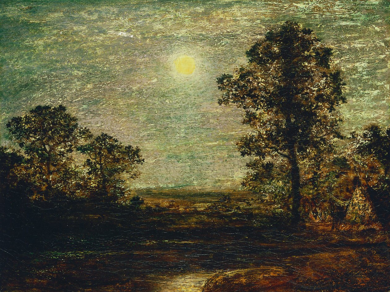 Sin título (Paisaje a la luz de la luna) de Ralph Albert Blakelock