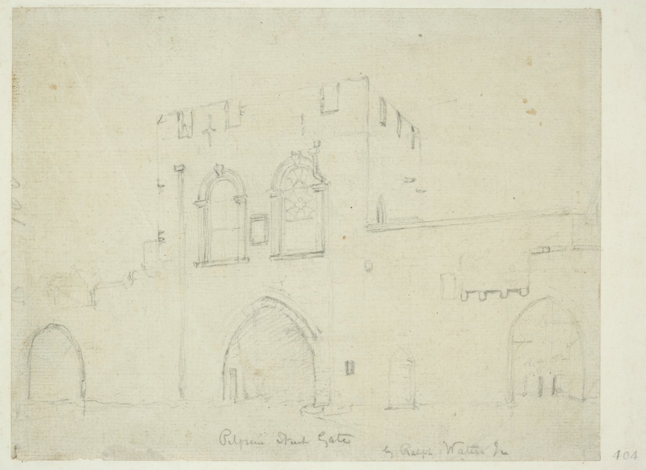 Puerta de Pilgrim Street de Ralph II Waters