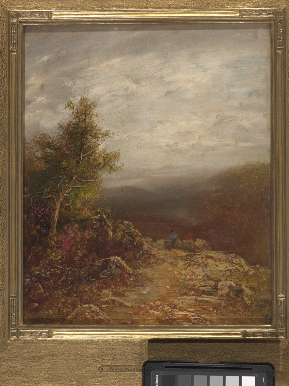 Above The Clouds (óleo sobre lienzo) de Ralph Albert Blakelock
