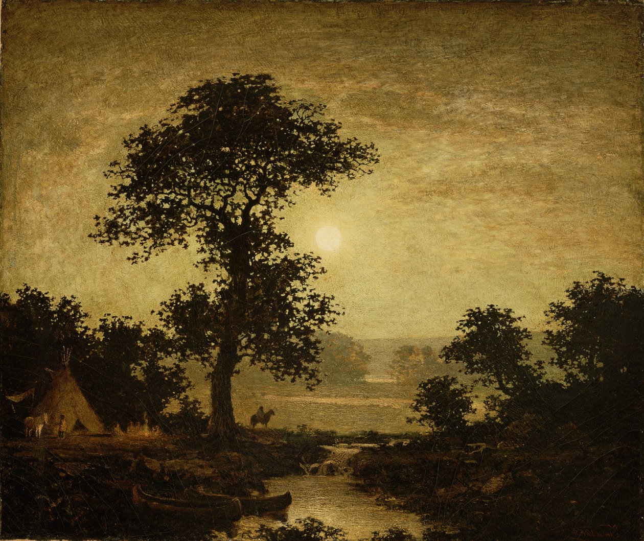 Luz de luna de Ralph Albert Blakelock