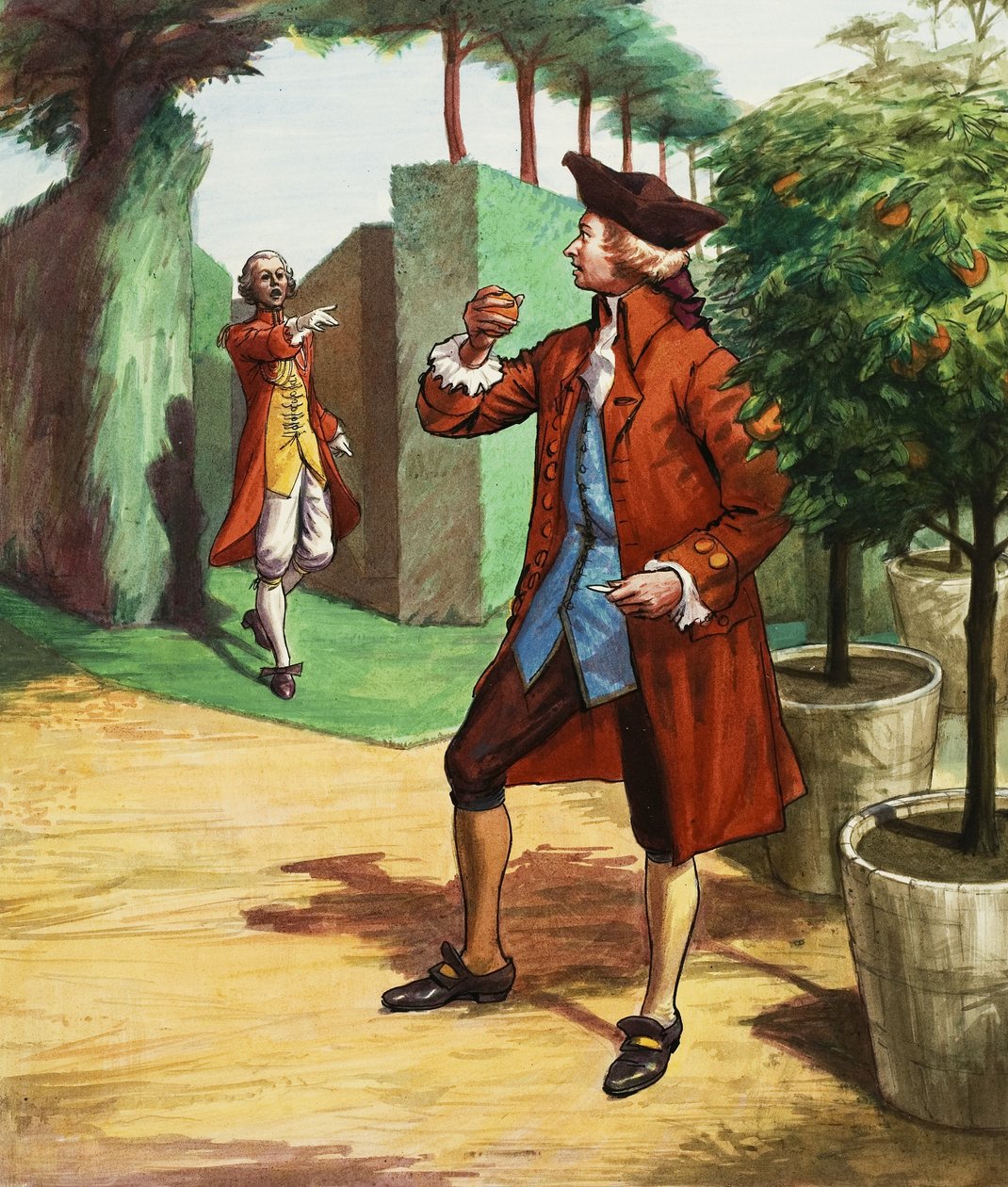 Mozart comiendo una naranja. de Ralph Bruce