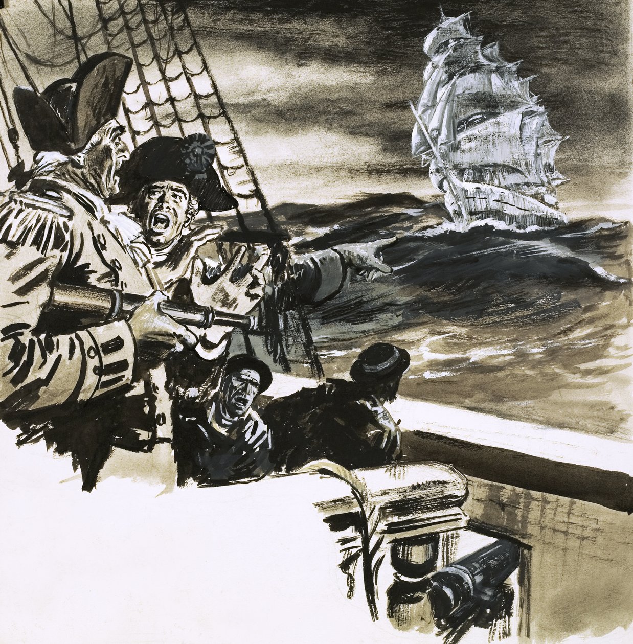 Avistamiento de un barco fantasma de Ralph Bruce