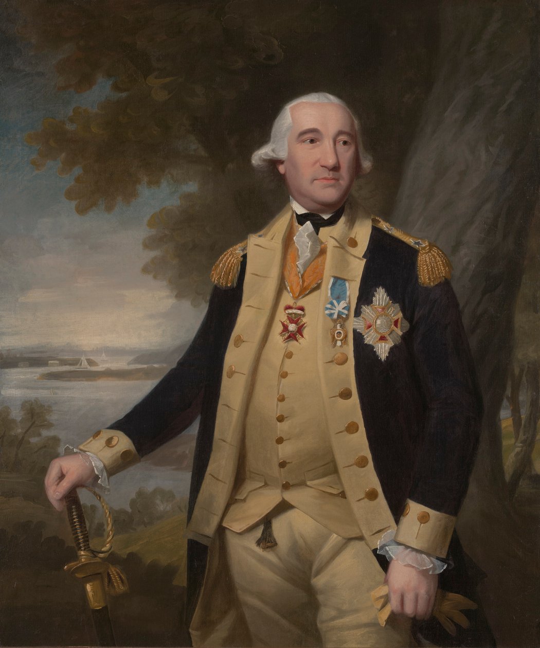 General de División Friedrich Wilhelm Augustus, Barón von Steuben de Ralph Earl