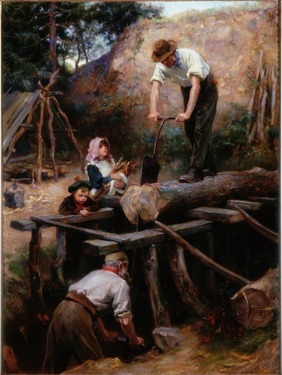 Leñadores, 1896 de Ralph Hedley