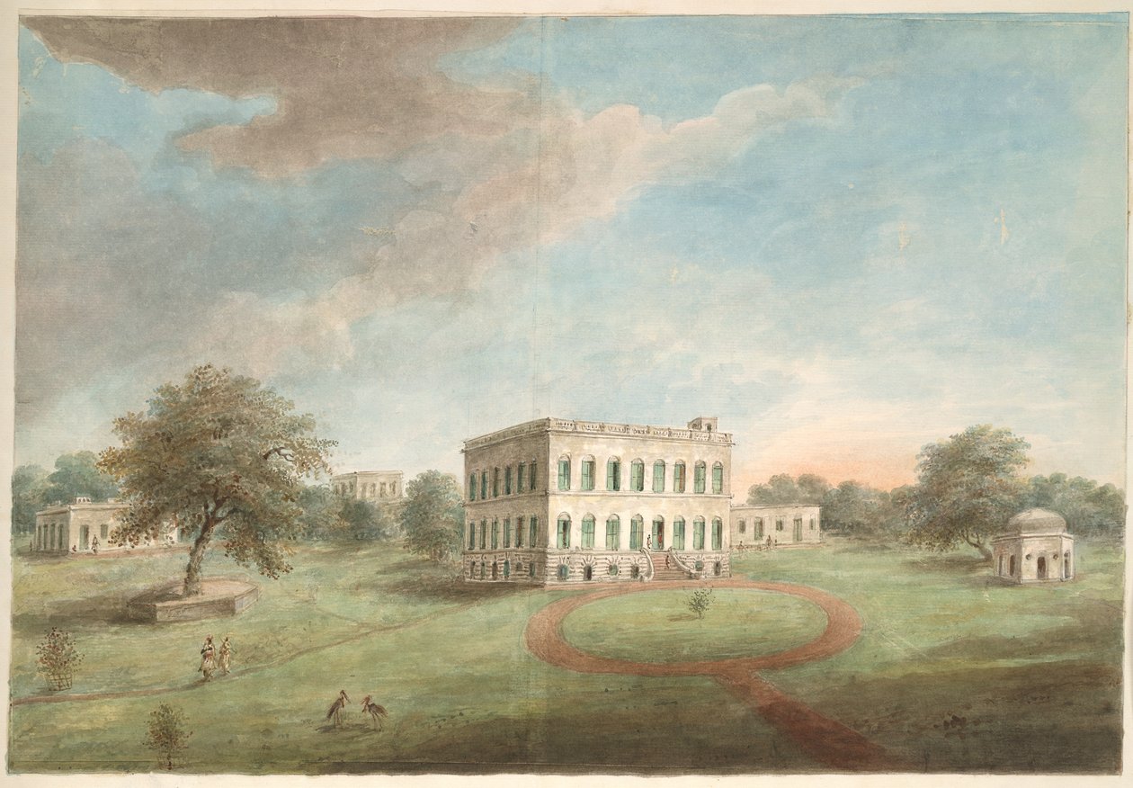 El edificio de la Residencia en Lucknow de Ram Sita