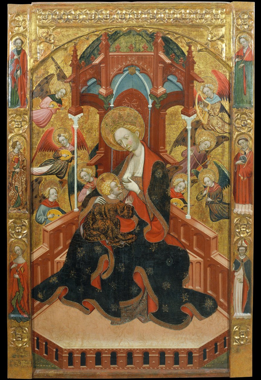 Virgen amamantando al niño de Ramon de Mur