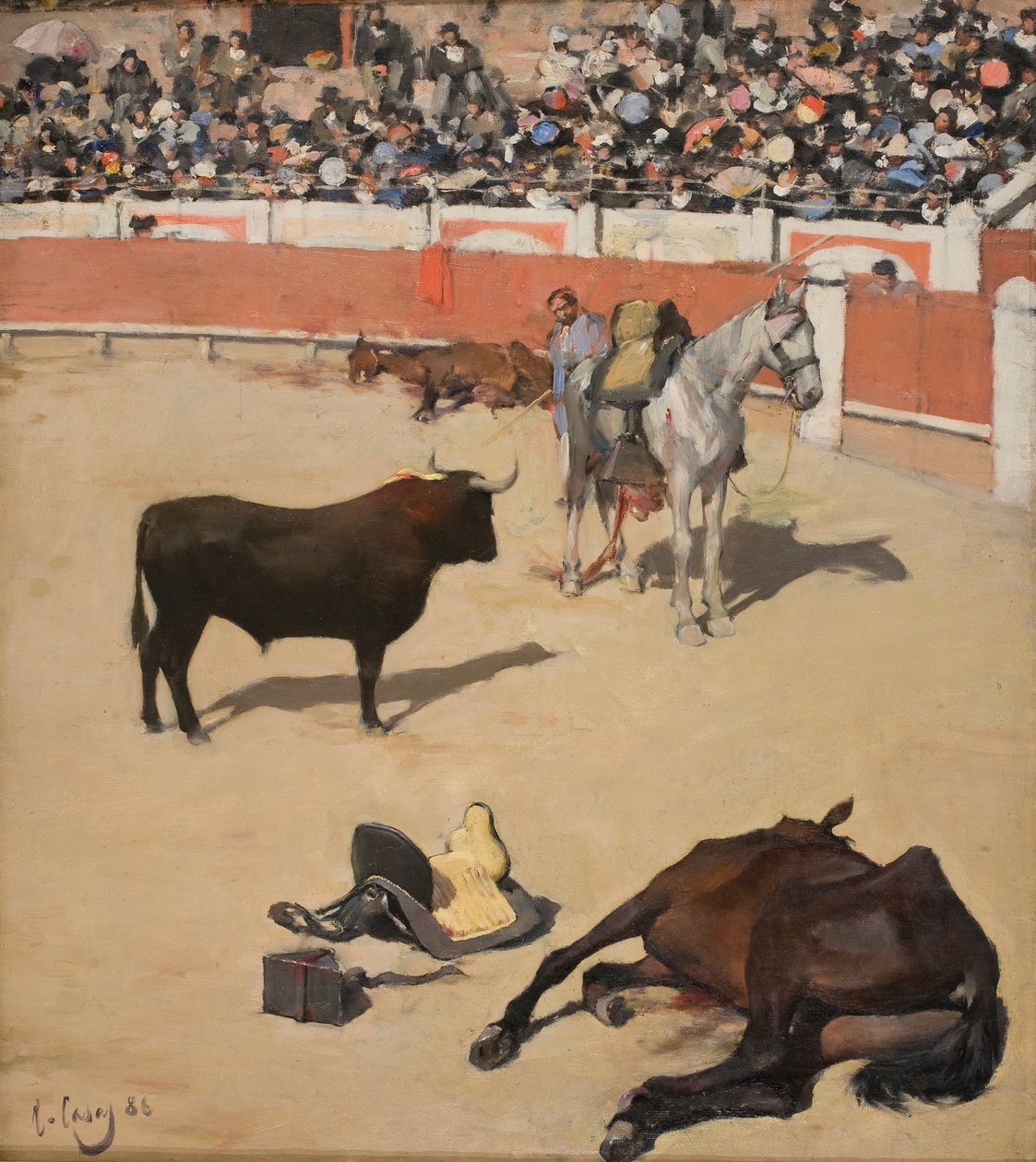 Toros (Caballos muertos) de Ramon Casas i Carbo