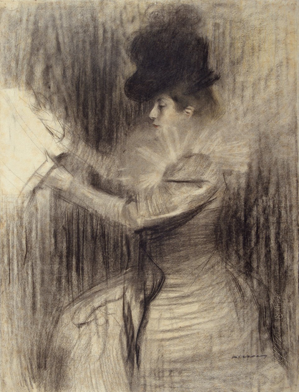 Figura femenina de Ramon Casas i Carbo
