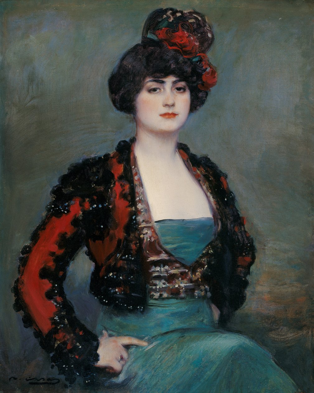 Julia - Casas, Ramon (1866-1932) - c. 1915 - Oil on canvas - 85x67 - Museo Carmen Thyssen, Malaga de Ramón Casas