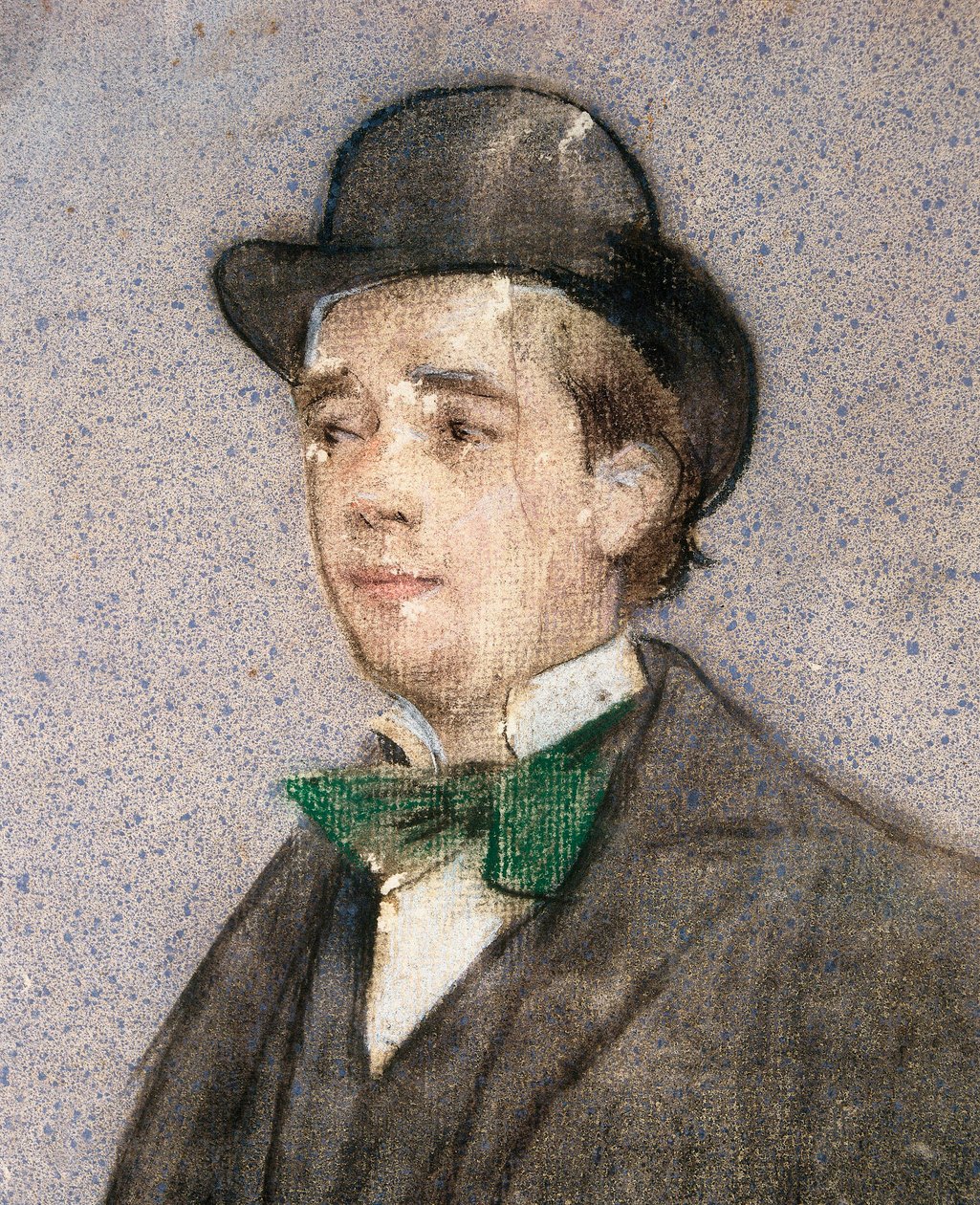 Retrato de Adria Gual, dramaturgo español de Ramon Casas i Carbo