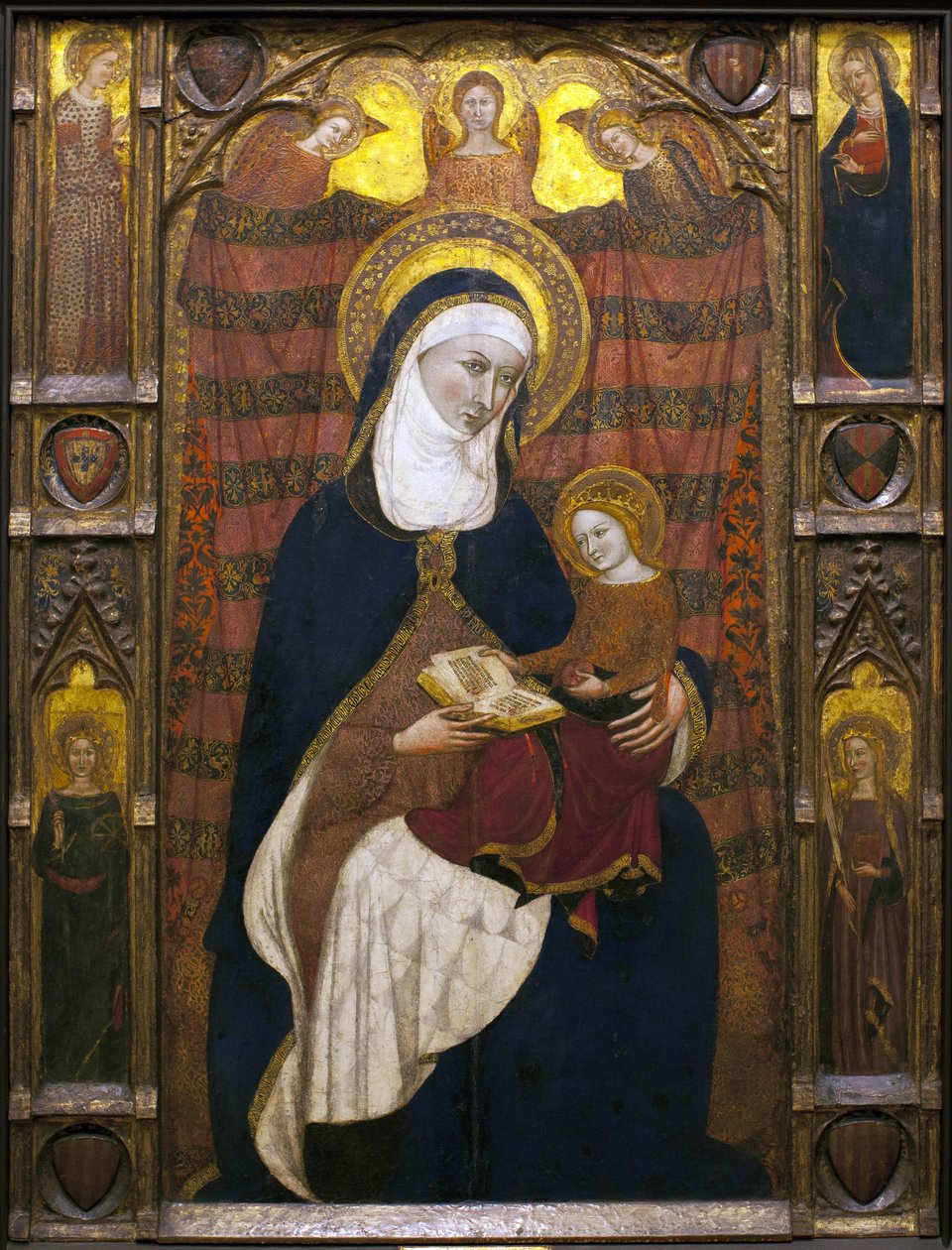 Santa Ana y la Virgen (detalle) de Ramon Destorrents