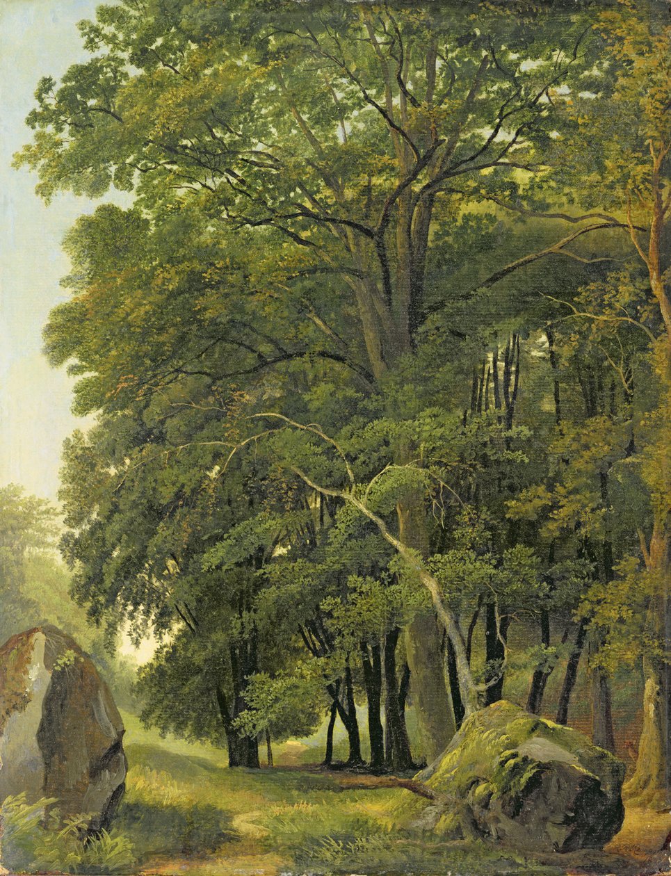 Paisaje boscoso de Ramsay Richard Reinagle