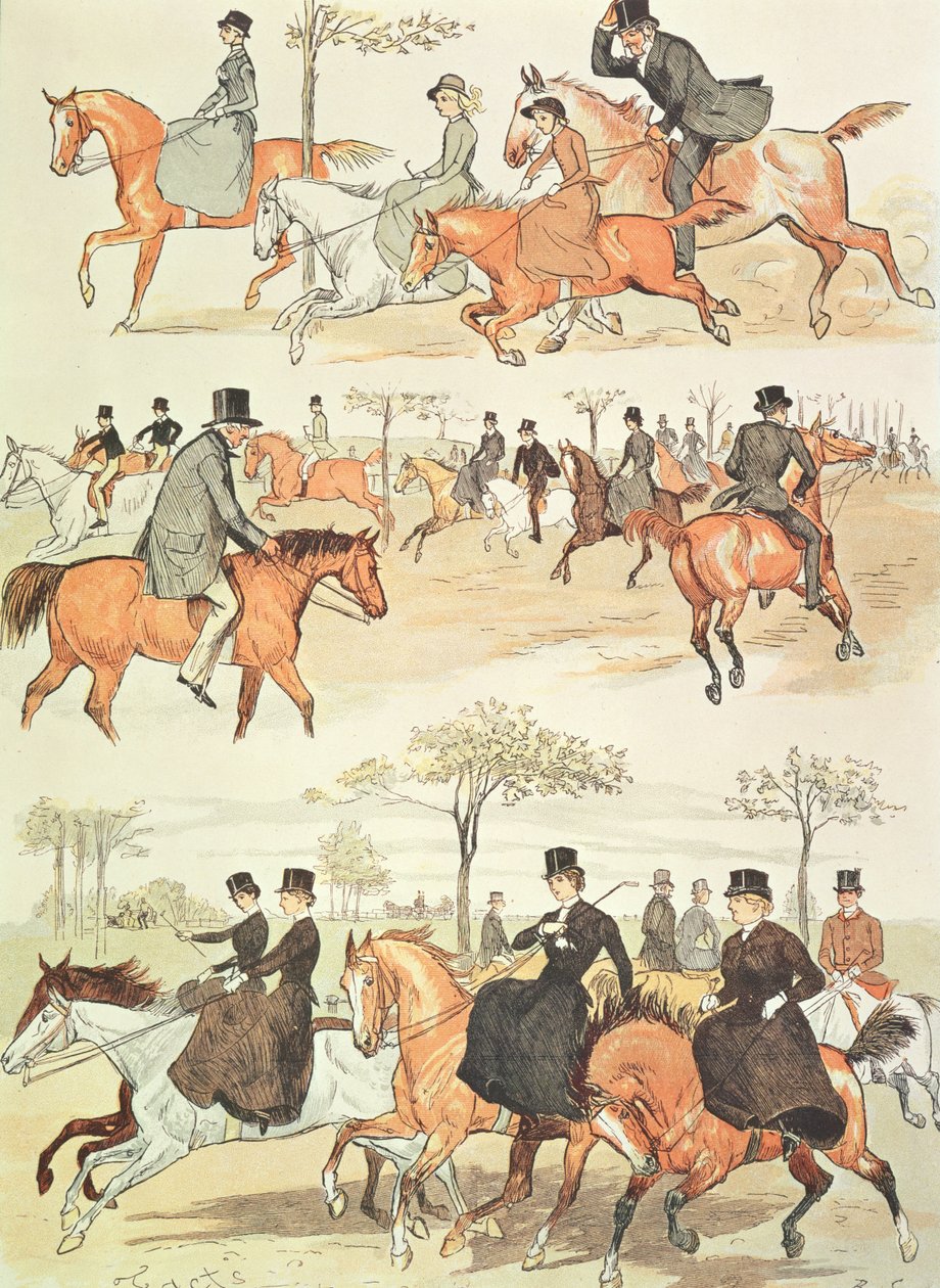 Montando a mujeriegas de Randolph Caldecott