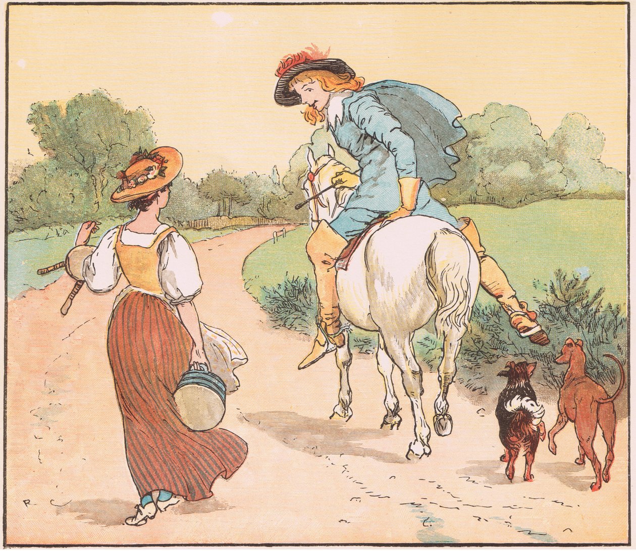 ¿Debo ir contigo, mi linda doncella? de Randolph Caldecott