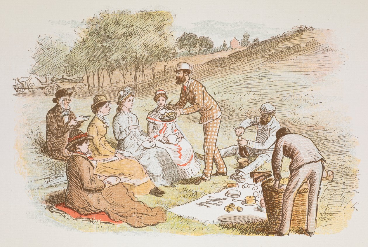 Un picnic. de Randolph Caldecott
