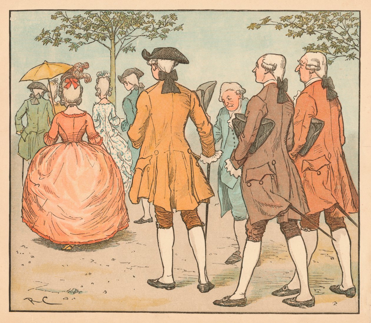 Su amor fue buscado... Por veinte pretendientes y más, c1885, 1934 de Randolph Caldecott