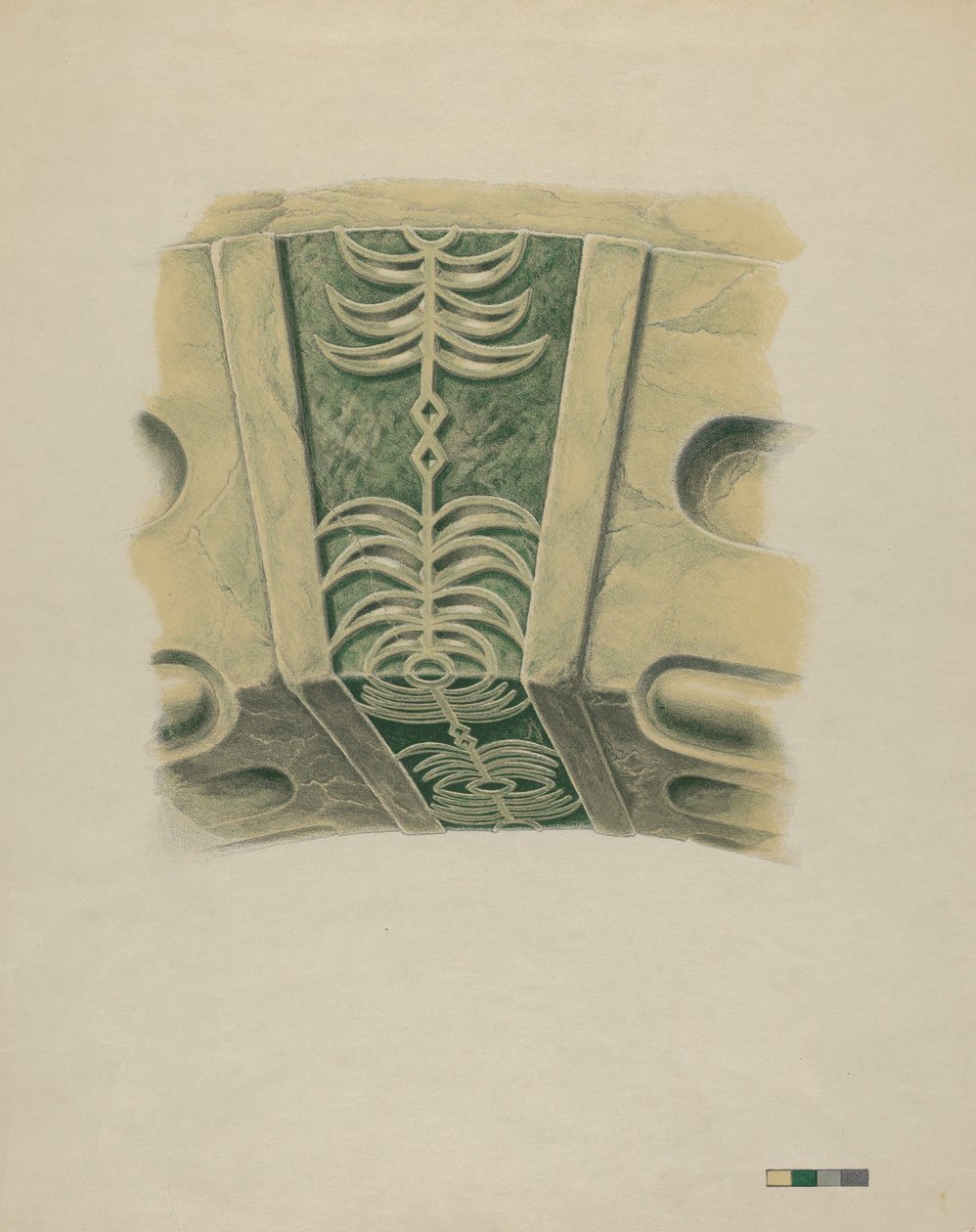 Clave en el Arco de la Misión de San Juan Capistrano de Randolph F. Miller