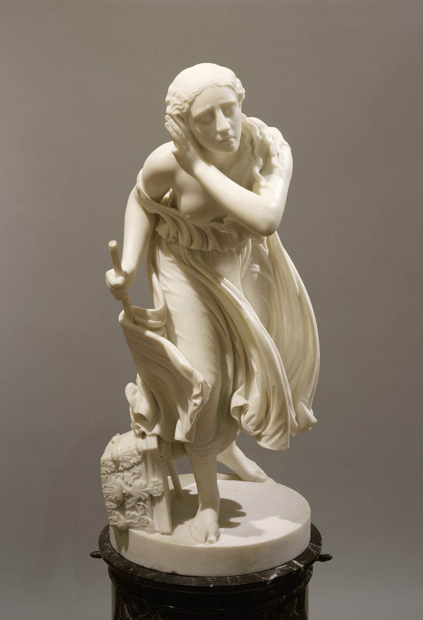 Nydia, La niña ciega de Pompeya, c.1888 de Randolph Rogers