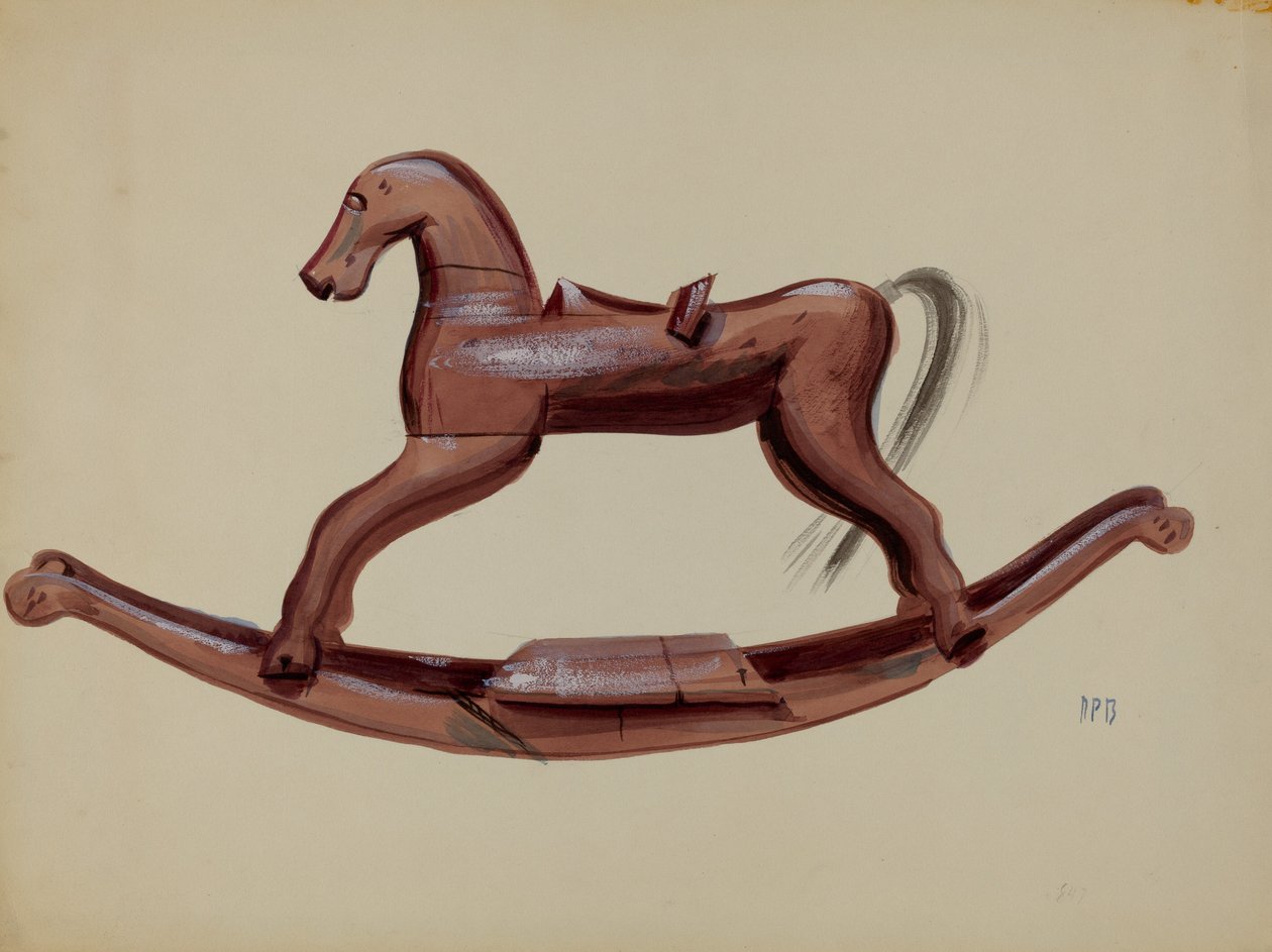 Caballito de juguete de Raoul Du Bois