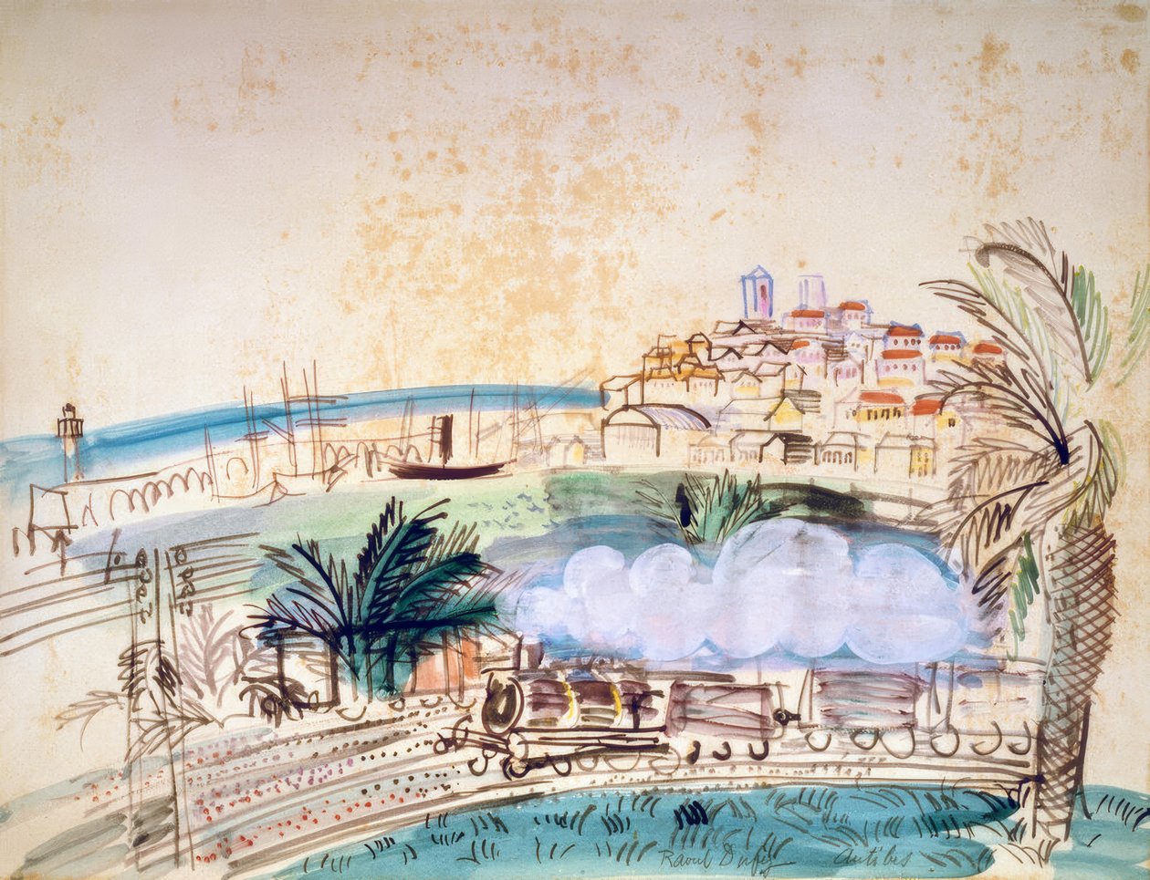 Antibes, El Ferrocarril de Raoul Dufy