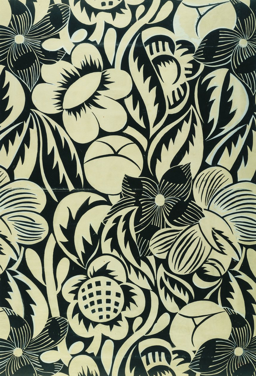 Flores blancas y negras; Les Fleurs Noires et Blanches de Raoul Dufy