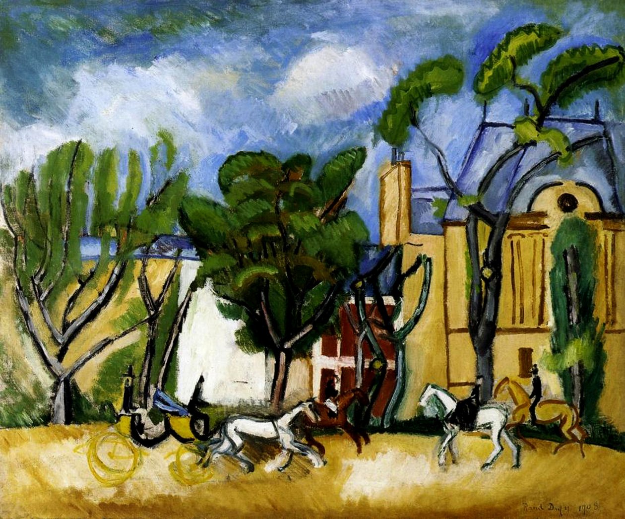 Bosque de Boulogne de Raoul Dufy
