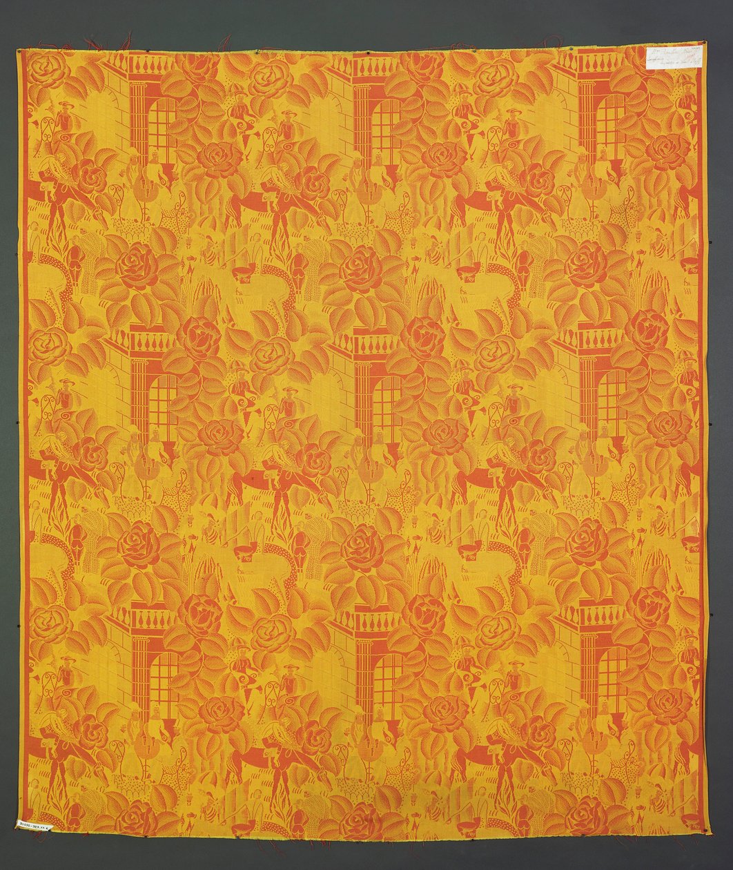 Tela con diseño de estilo Art Nouveau (textil) de Raoul Dufy