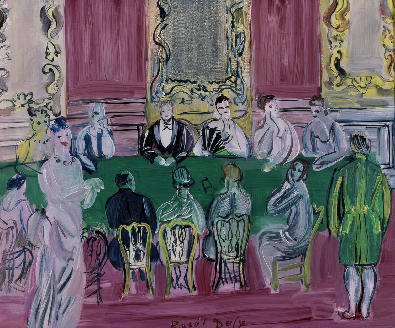 El juego del Baccarat de Raoul Dufy