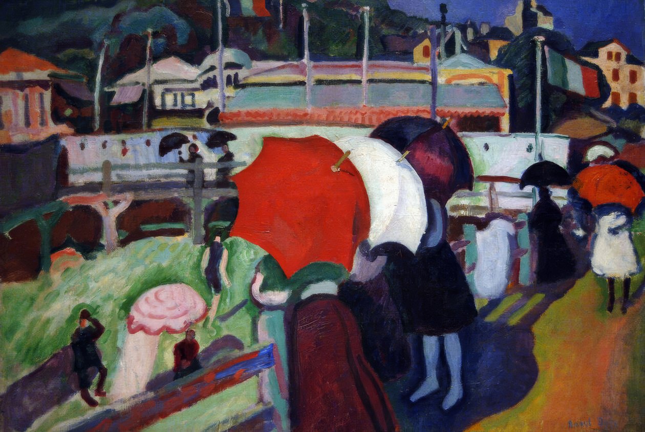 Los tres paraguas de Raoul Dufy
