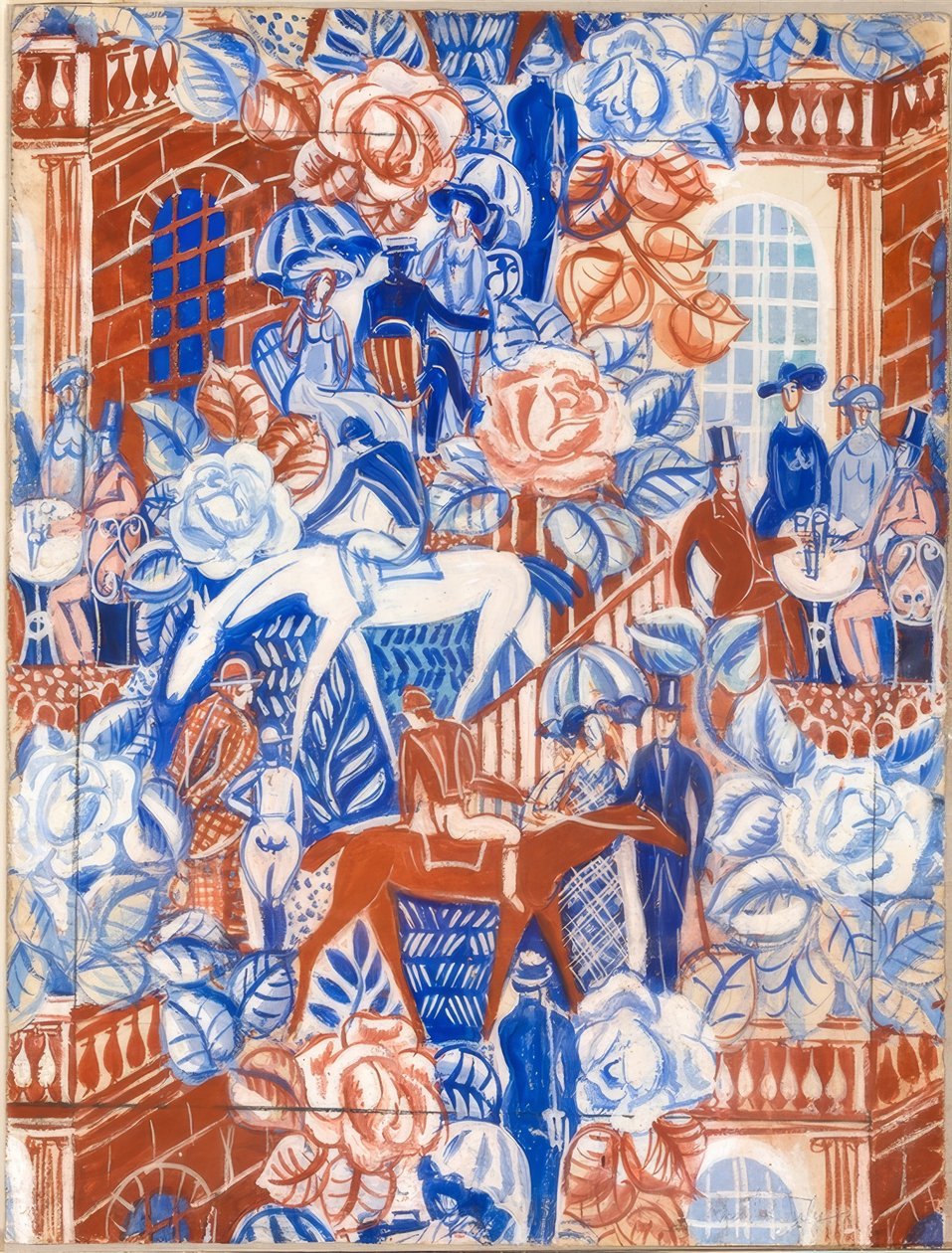 Mujeres elegantes en el Trifle de Raoul Dufy
