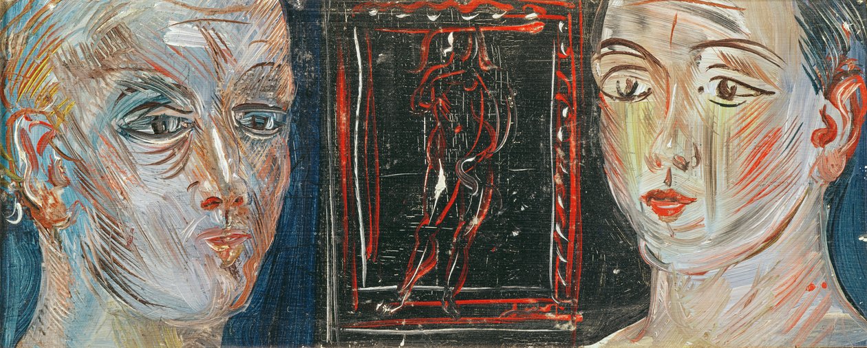 Cabezas de dos mujeres (óleo sobre lienzo) de Raoul Dufy