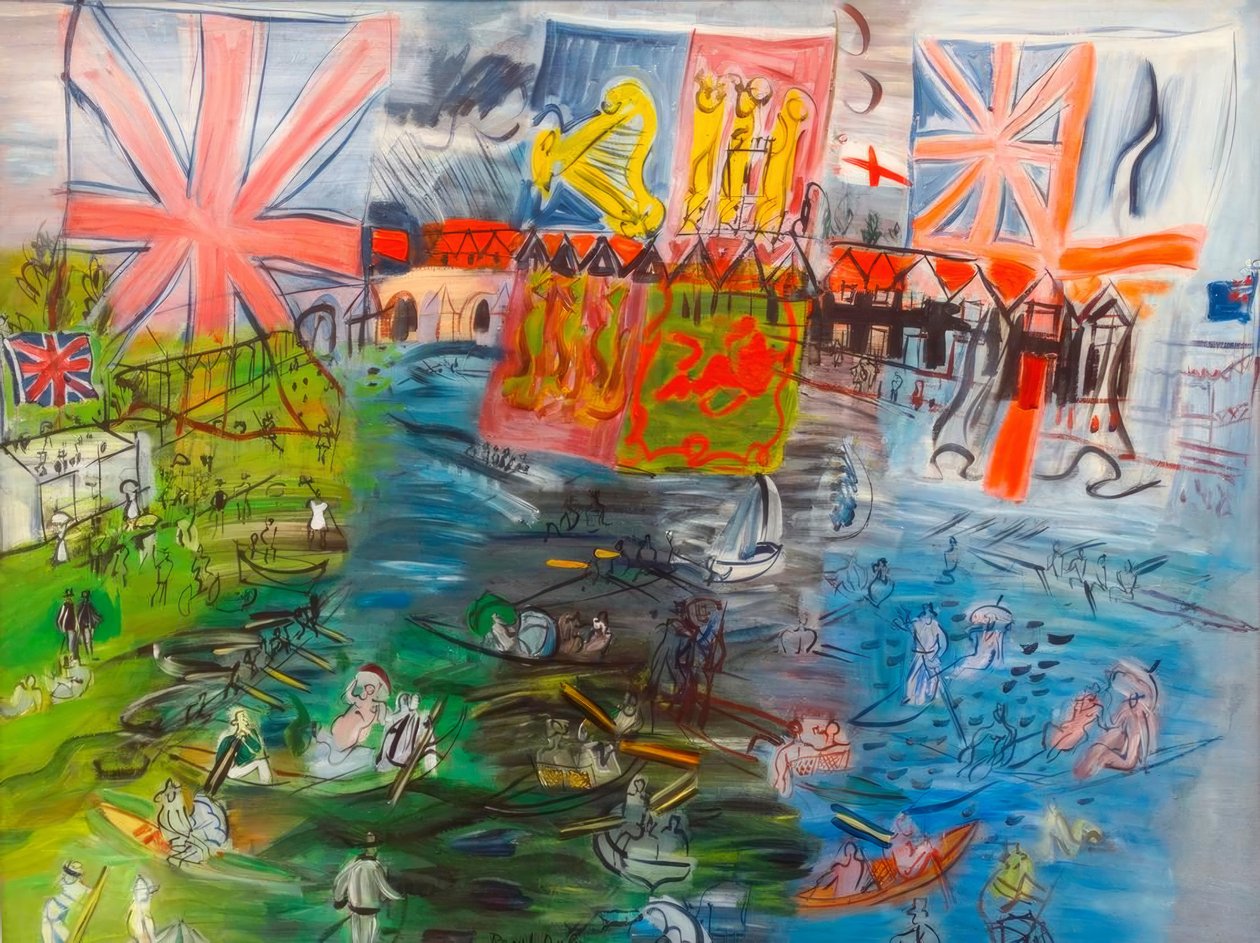 Henley, regata de banderas de Raoul Dufy