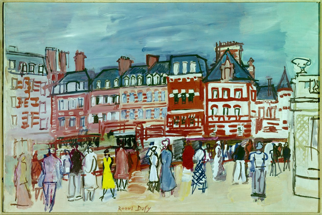 Casas En Trouville de Raoul Dufy