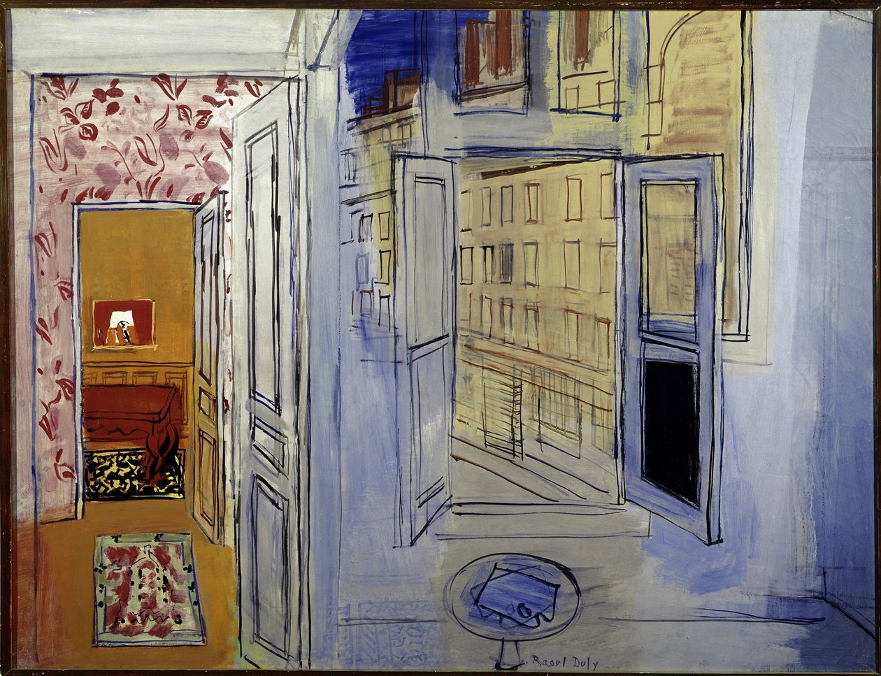 Taller Impasse Guelma (óleo sobre lienzo de Raoul Dufy