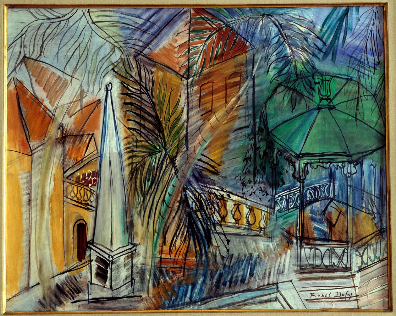 Jardin public a Hyeres de Raoul Dufy