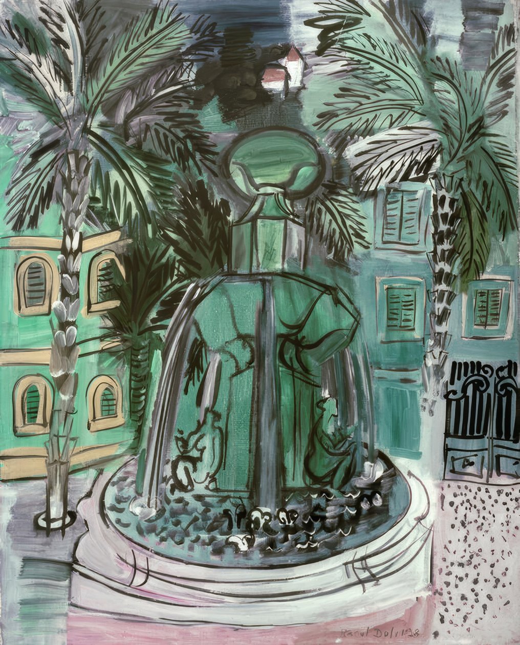 La Fontaine en Hyères de Raoul Dufy