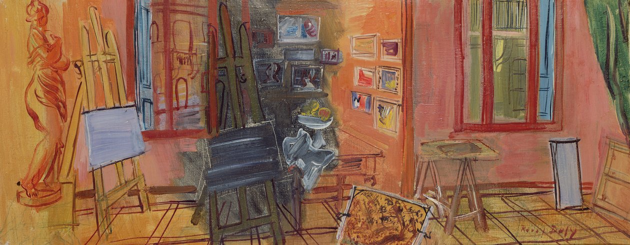 La Frileuse, Estudio en Perpiñán de Raoul Dufy