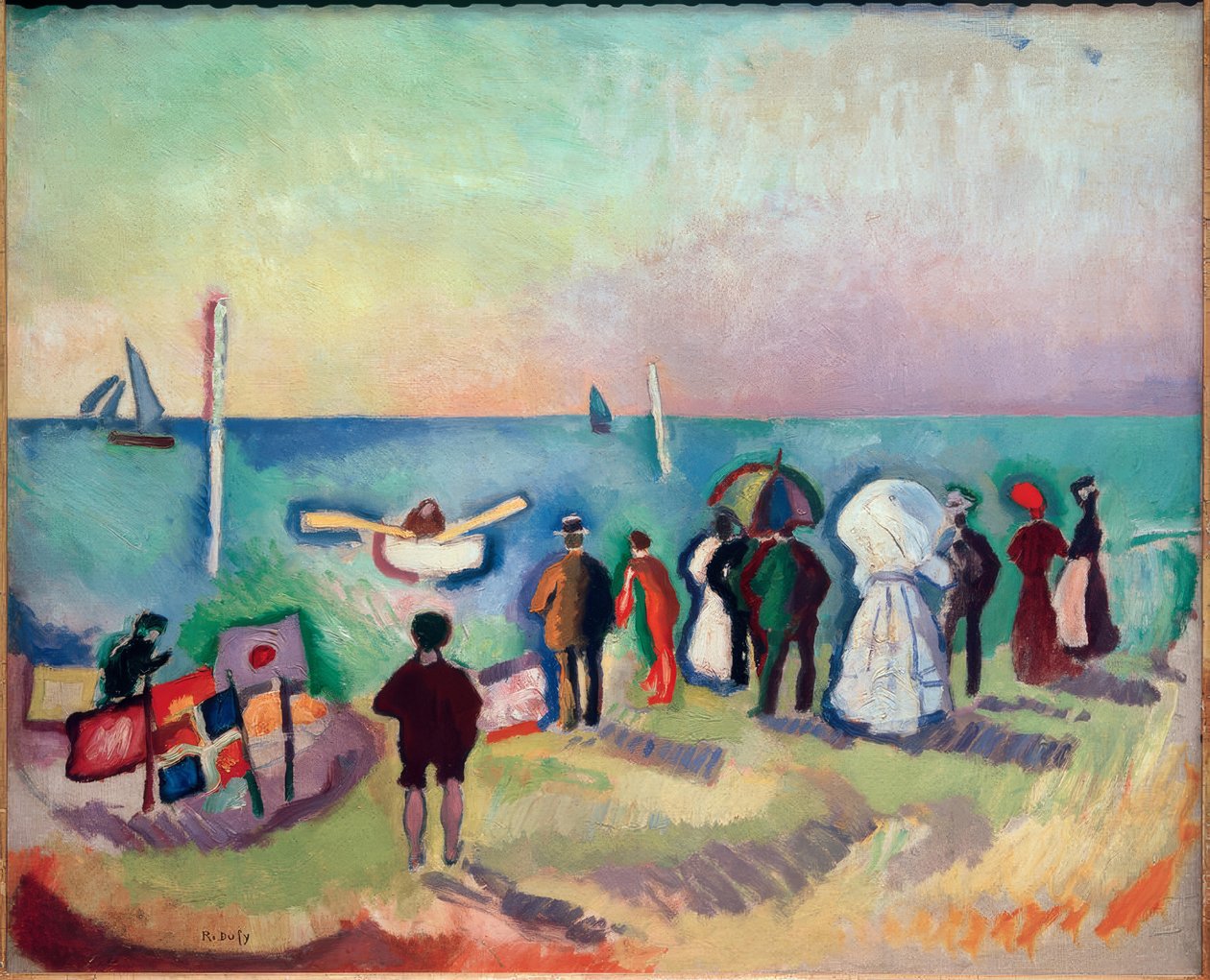 Playa de Sainte-Adresse de Raoul Dufy