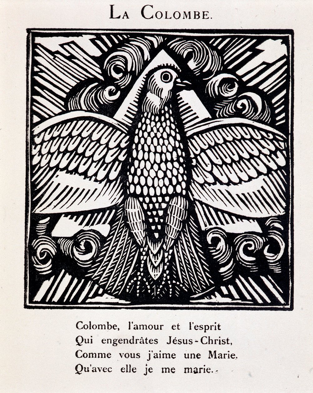 La paloma - en "Le Bestiaire ou cortège d