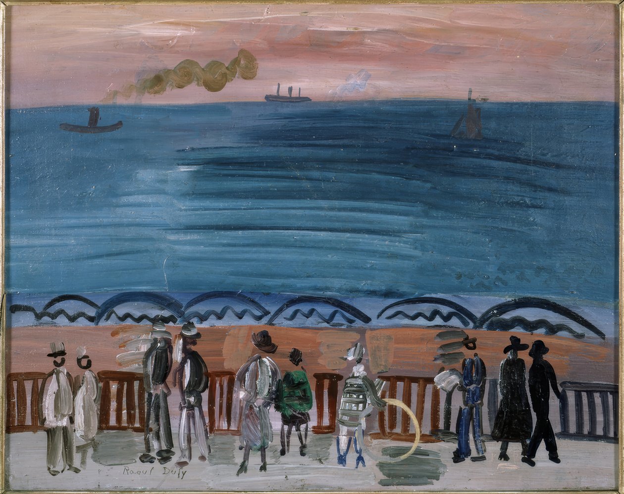 "La playa de Sainte-Adresse de Raoul Dufy