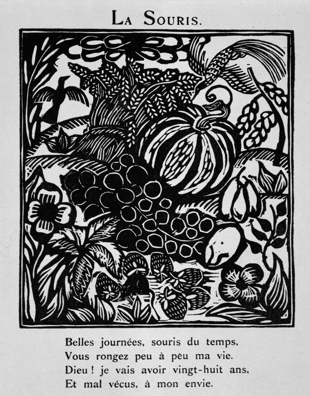 El ratón - en "Le Bestiaire ou cortège d