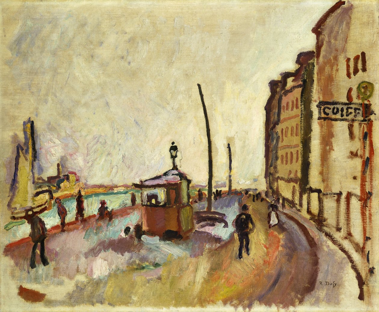 Le Havre, c.1906-07 (óleo sobre lienzo) de Raoul Dufy